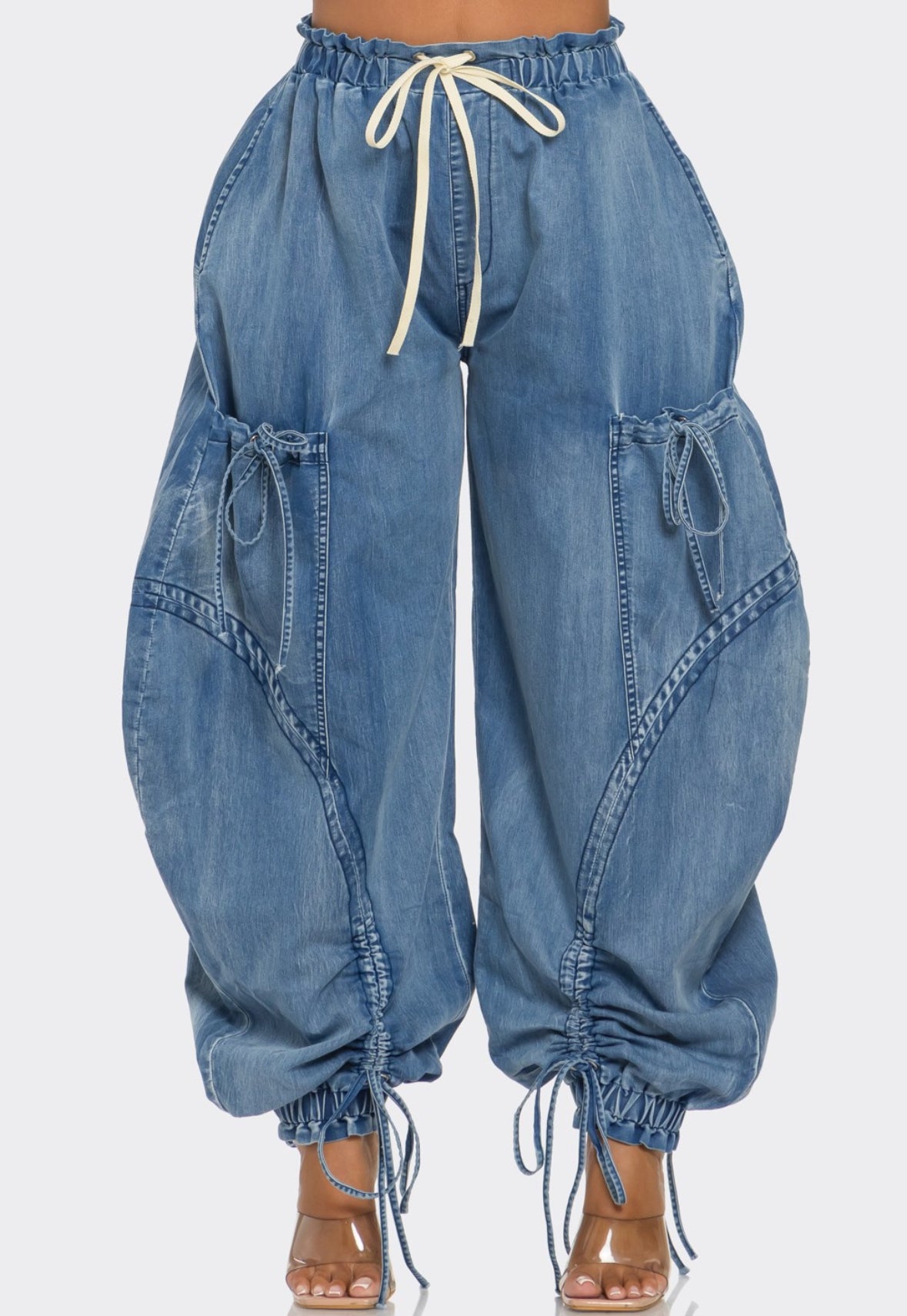 ***BALLOON CARGO DENIM