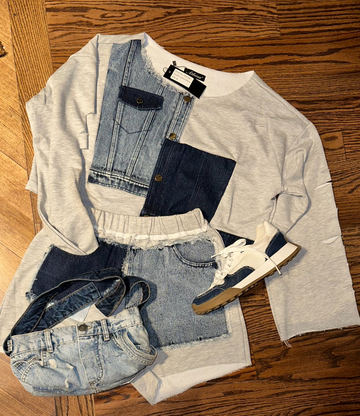 ***MIX OF DENIM SHORT SET