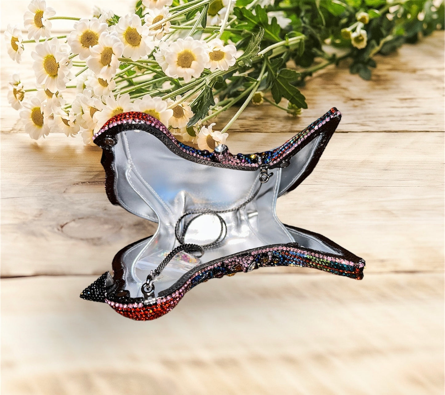 Swarovski Crystal Inspired Bird Bag