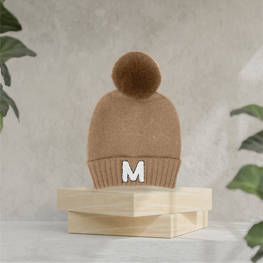 LETTER M POM POM HAT