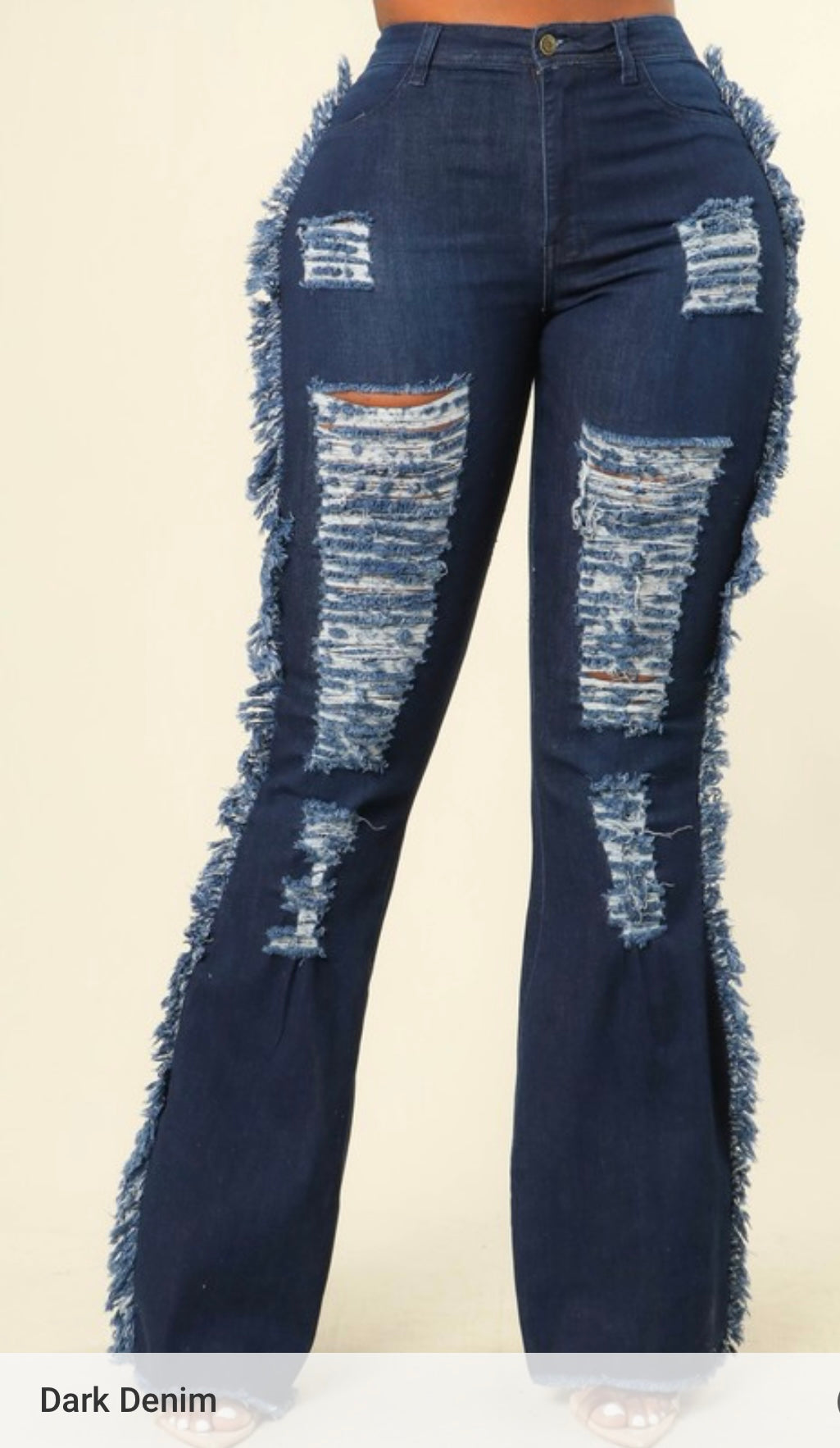 **Distress Me Denim Flare Jeans