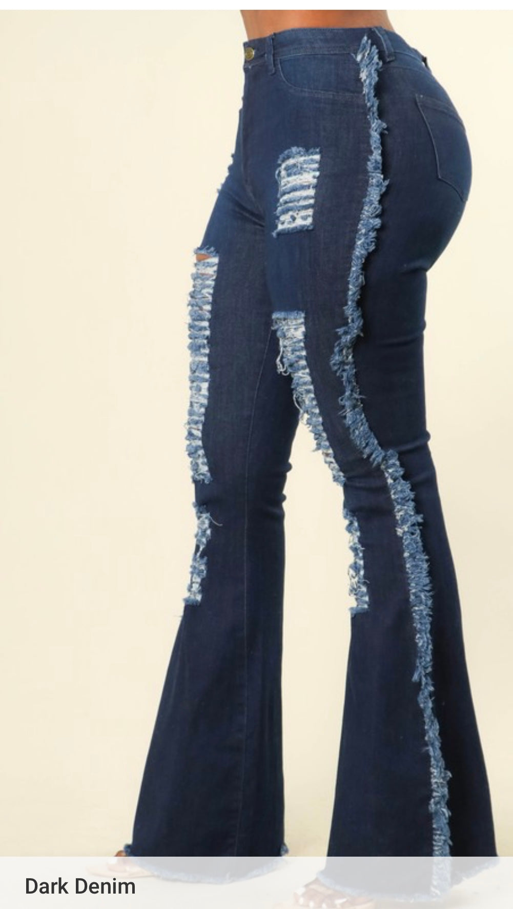 **Distress Me Denim Flare Jeans