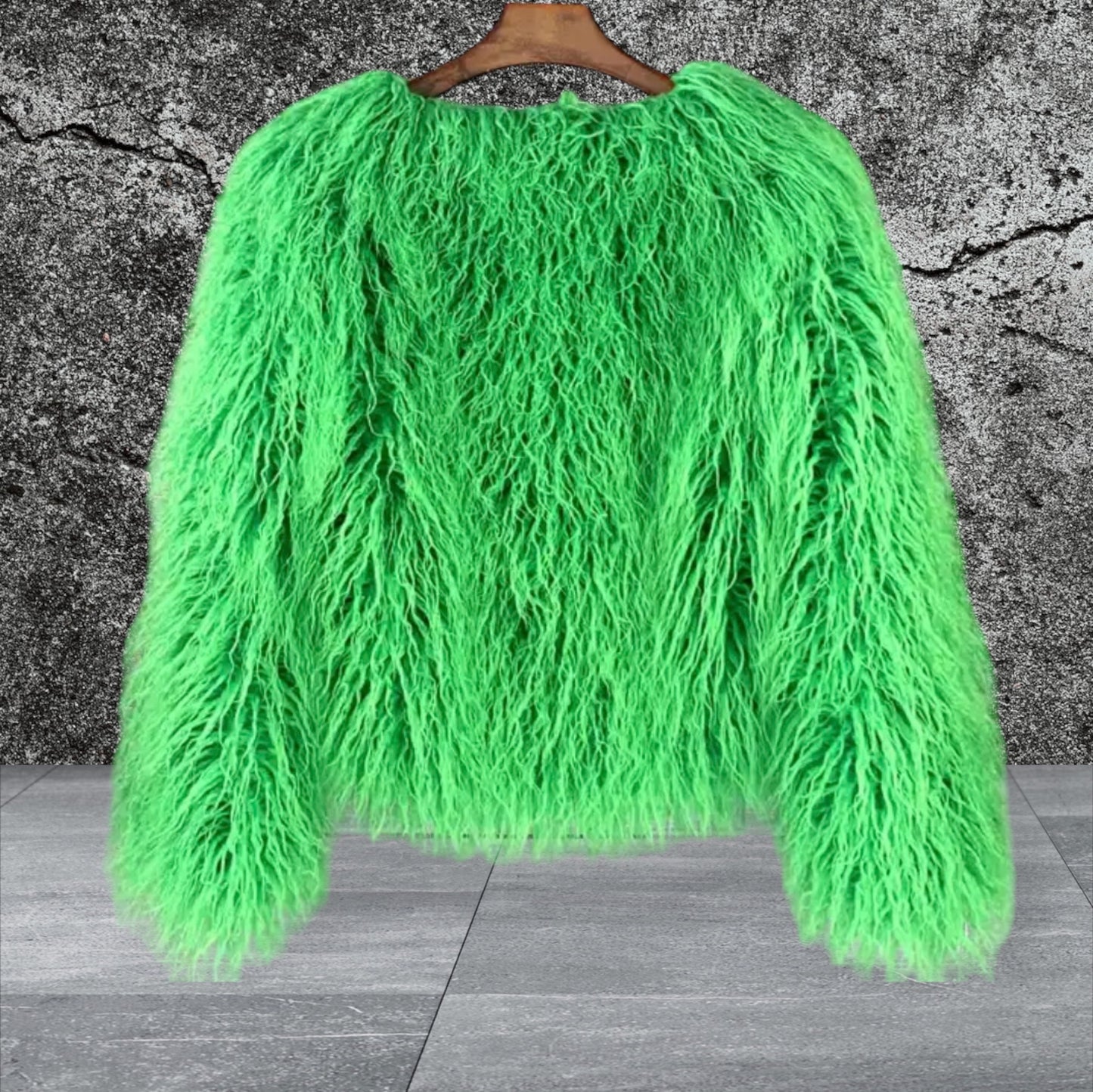 Shaggy Fur Bomber