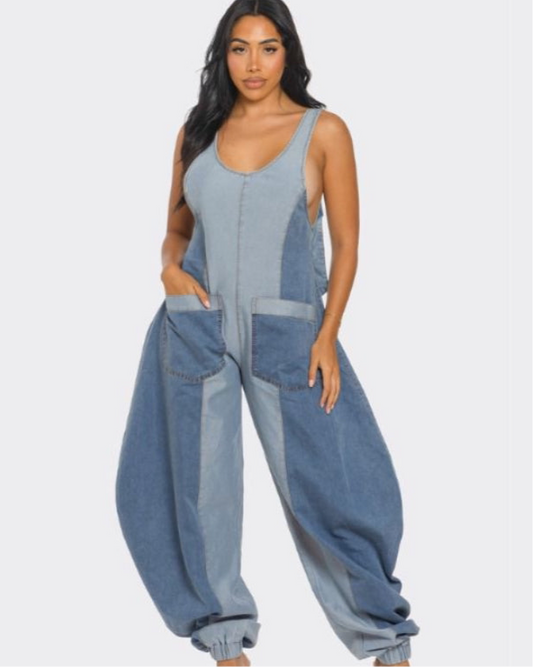 DENIM OVERALL