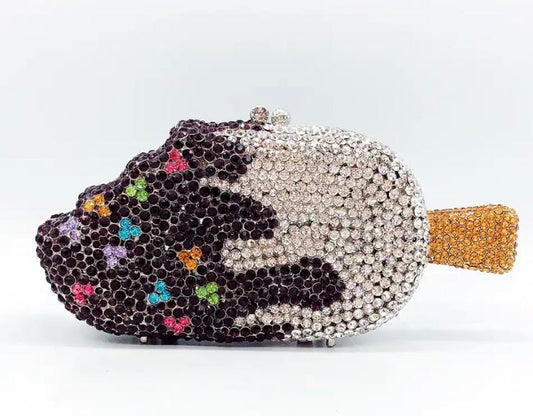 Swarovski Crystal Inspired Ice Cream Bag